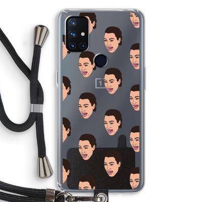 Ugly Cry Call: OnePlus Nord N10 5G Transparant Hoesje met koord