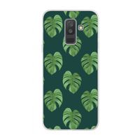 Monstera leaves: Samsung Galaxy A6 Plus (2018) Transparant Hoesje