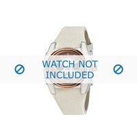 Breil horlogeband BW0383 / F260053231 / BW0384 Leder Wit 25mm