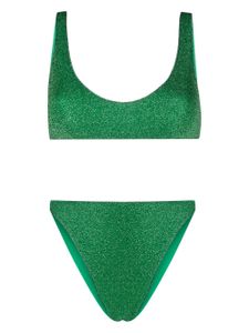 Oséree bikini en maille métallisée - Vert