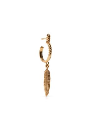 Emanuele Bicocchi boucle d'oreille à breloque plume