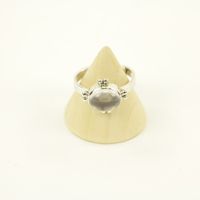 Zilveren Ring met Rozenkwarts Maat 18,5 Verstelbaar - Model 2 (Sterling Zilver 925)