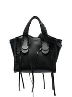 Chloé small Mony leather tote bag - Noir