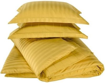 De Witte Lietaer De Witte Lietaer Zygo Dekbedovertrek Ochre 140x200/220