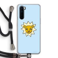 Kleine leeuw: OnePlus Nord Transparant Hoesje met koord