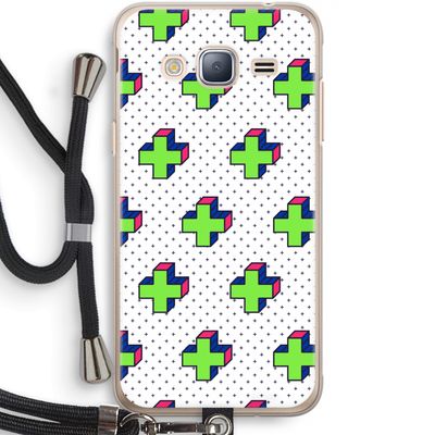 8-bit N°10: Samsung Galaxy J3 (2016) Transparant Hoesje met koord