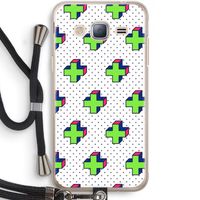 8-bit N°10: Samsung Galaxy J3 (2016) Transparant Hoesje met koord