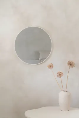 Ronde spiegel 60 cm - Mat Wit