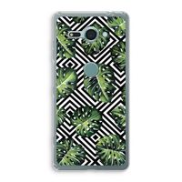 Geometrische jungle: Sony Xperia XZ2 Compact Transparant Hoesje