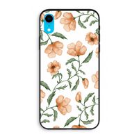 Peachy flowers: iPhone XR Biologisch afbreekbaar hoesje