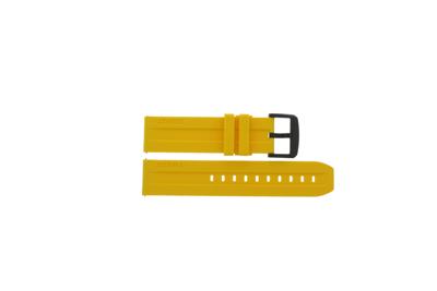 Horlogeband Tissot T-Race Cycling / T603048238 Rubber Geel 22mm