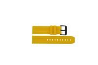 Horlogeband Tissot T-Race Cycling / T603048238 Rubber Geel 22mm