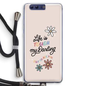 Tough Life: Honor 9 Transparant Hoesje met koord