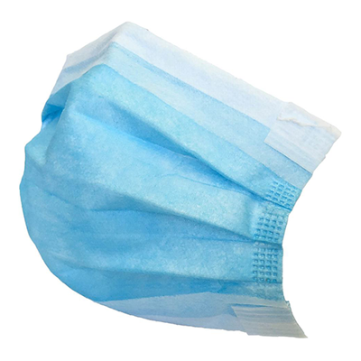 Mondmaskers 3-laags - blauw - 50 stuks