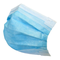 Mondmaskers 3-laags - blauw - 50 stuks