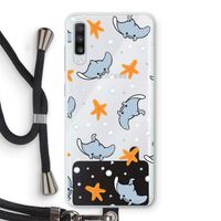 Manta: Samsung Galaxy A70 Transparant Hoesje met koord