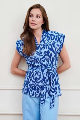 Lofty Manner Gilet Lynn | Venice aztec print