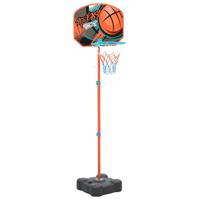 VidaXL Basketbalset draagbaar verstelbaar 109-141 cm - thumbnail