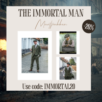 Maatpak Voor Heren | 3-delig Pak | Olijfgroen Windowpane Tweed | Michael Gray | Peaky Blinders | Peaky Blinders