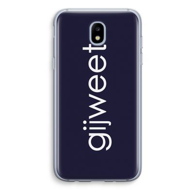Gijweet: Samsung Galaxy J5 (2017) Transparant Hoesje