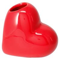 Home & Styling vaas hart rood 12cm