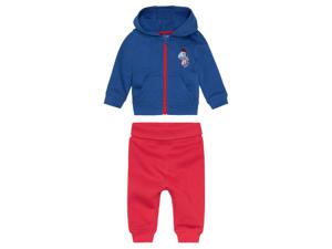 lupilu Baby joggingpak (50/56, Blauw/rood)