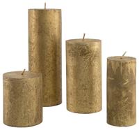 HEMA Rustieke kaarsen goud (goud) HEMA Rustieke kaarsen goud (goud)