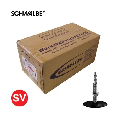Schwalbe Benelux B.V. Werkplaatsverpakking binnenband schwalbe 28 inch sv17 (p50) Schwalbe Benelux B.V. Werkplaatsverpakking binnenband schwalbe 28 inch sv17 (p50)