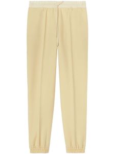 Jil Sander pantalon à lien de resserrage - Jaune