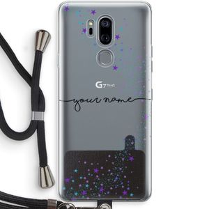 Sterren: LG G7 Thinq Transparant Hoesje met koord