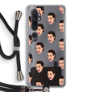 Ugly Cry Call: Xiaomi Mi Note 10 Transparant Hoesje met koord