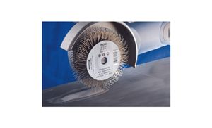PFERD 43502102 Poliscratch ronde borstel ongetordeerd RBU Ø 100 x 20 mm M14 staaldraad-Ø 0,60 voor haakse slijpers 5 stuk(s)