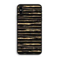 Gouden strepen: iPhone XS Biologisch afbreekbaar hoesje