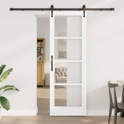 Schuifdeur ORKDAL Wit 73.5 x 211 cm Hout en metaal