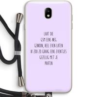 GSM: Samsung Galaxy J7 (2017) Transparant Hoesje met koord