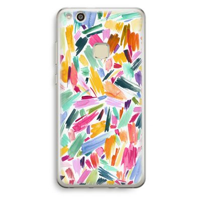 Watercolor Brushstrokes: Huawei Ascend P10 Lite Transparant Hoesje