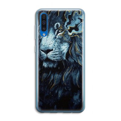 Darkness Lion: Samsung Galaxy A50 Transparant Hoesje