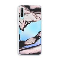 Roze stroom: Huawei P Smart Pro Transparant Hoesje