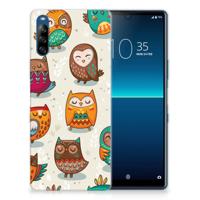 Sony Xperia L4 | TPU Hoesje | Vrolijke Uilen