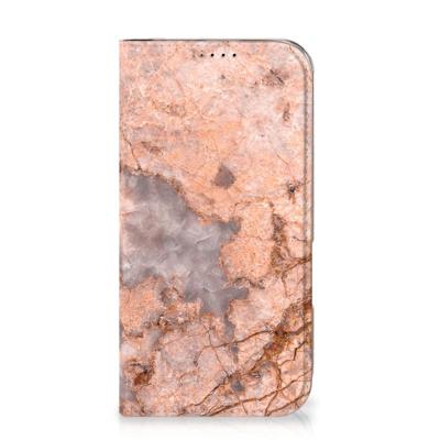 iPhone 16 | Standcase | Marmer Oranje