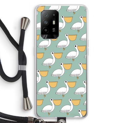Pelican: Oppo A94 5G Transparant Hoesje met koord