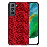 Samsung Galaxy S21FE Bloemen Hoesje Red Roses - thumbnail