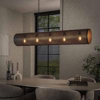 LifestyleFurn Hanglamp 'Terrie' 5-lamps, kleur Artic Zwart