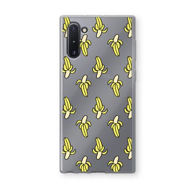 Bananas: Samsung Galaxy Note 10 Transparant Hoesje