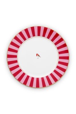 Pip Studio Love Birds Dinerbord Rood/Roze 26,5 cm