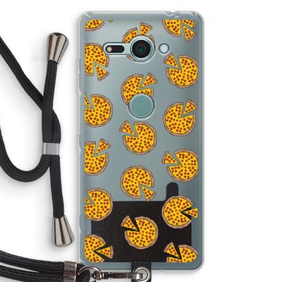 You Had Me At Pizza: Sony Xperia XZ2 Compact Transparant Hoesje met koord