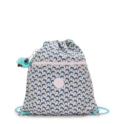 Kipling Supertaboo large drawstring bag-Geo Shell