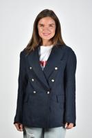 Denimist blazer Double Breasted Peak Lapel DSW0057-199 navy linen Denimist blazer Double Breasted Peak Lapel DSW0057-199 navy linen