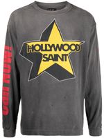SAINT MXXXXXX t-shirt en coton à imprimé graphique - Gris