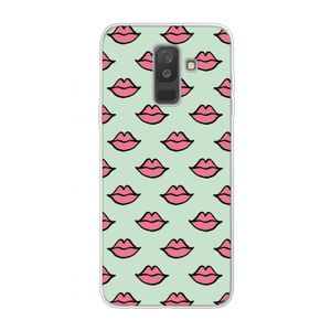 Lipjes: Samsung Galaxy A6 Plus (2018) Transparant Hoesje